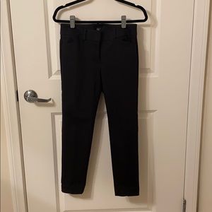 Petite Black Loft Skinny Ankle Pants (Julie/Curvy)